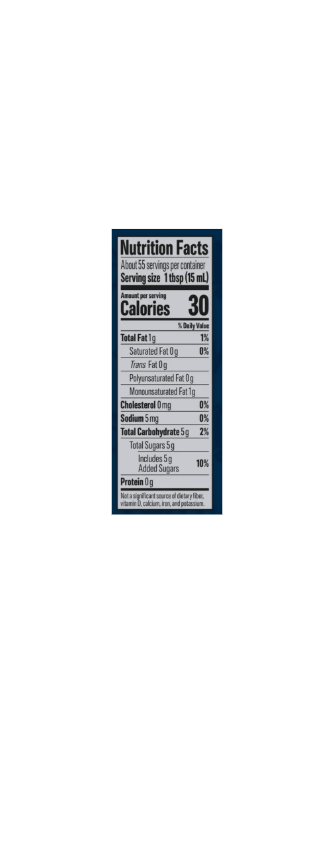 CoffeeMate Liquid Coffee Creamer Harry Potter Butterbeer Nutritional Information