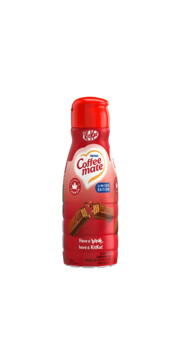 Coffeemate Liquid Coffee Creamer Kitkat Canadian Import 