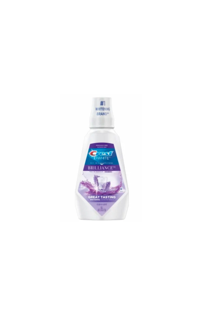 Crest 3D White Mouthwash Brilliance Clean Mint