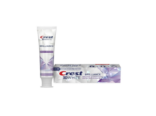 Crest 3D White Toothpaste Brilliance Vibrant Peppermint