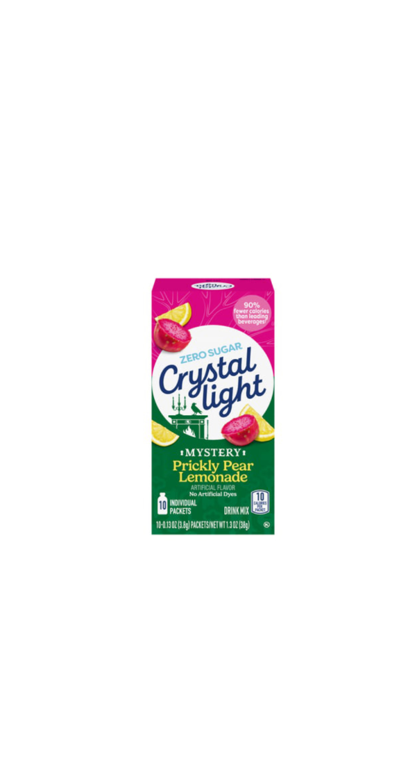 Crystal Light Drink Mix Sachets *Mystery* Book Club Series Prickly Pear Lemonade