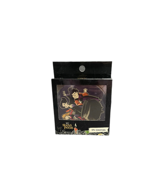 Disney Hocus Pocus Sanderson Sisters Drinks Coasters 4 Pack Front View