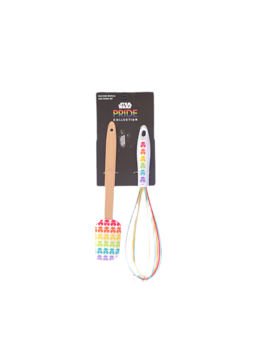 Disney Star Wars Pride Collection Whisk And Spatula Set Front View