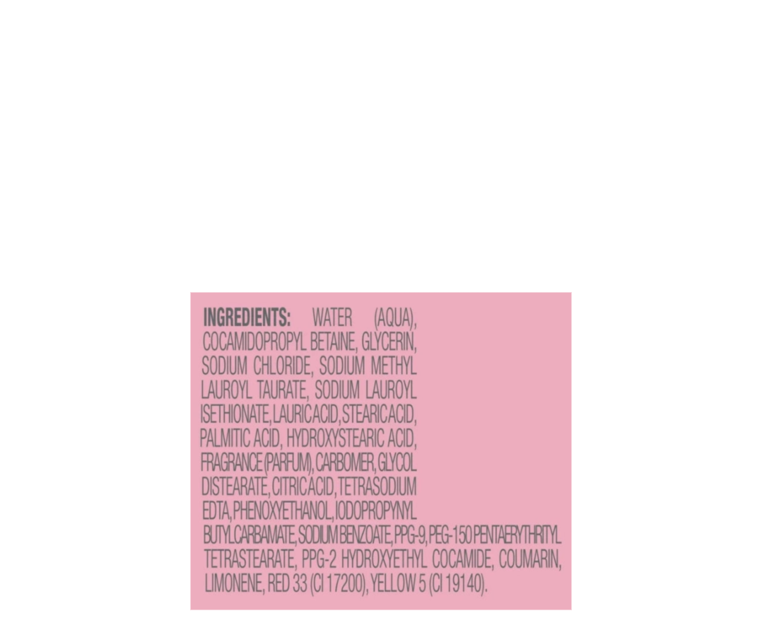 Dove And Crumbl Hand Wash Confetti Cake Ingredients