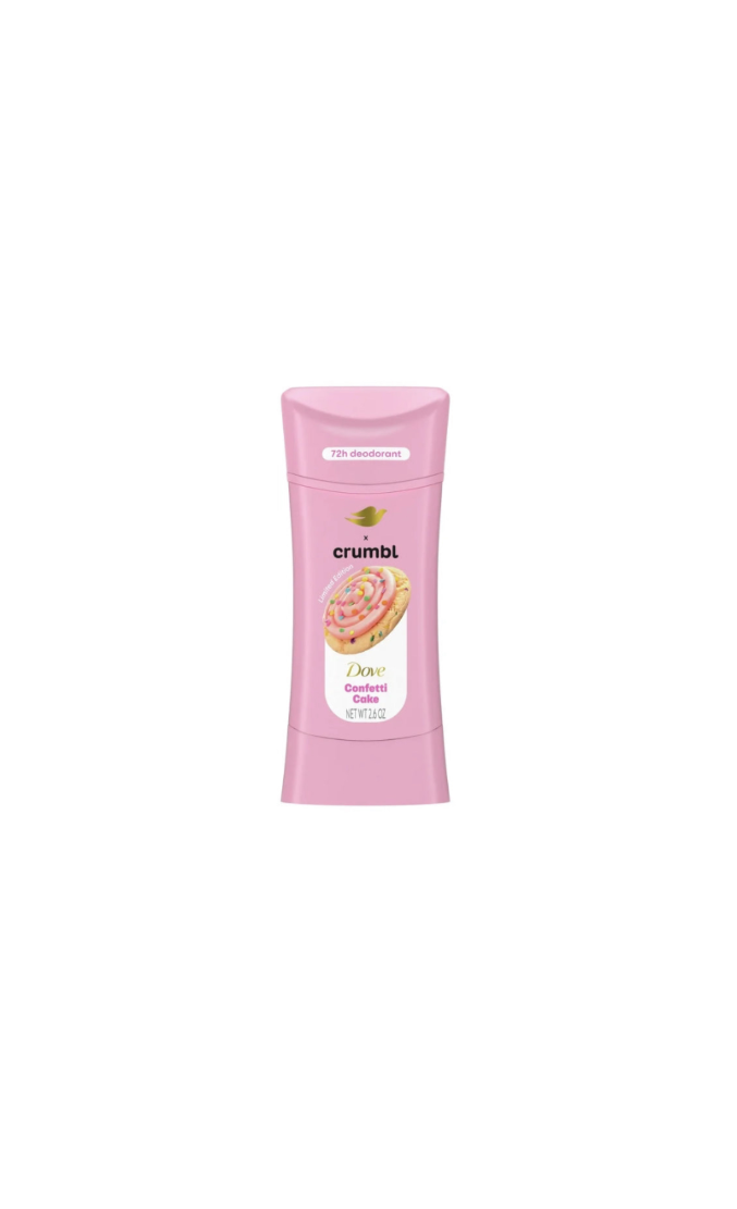Dove Crumbl 72 Hour Solid Antiperspirant Solid Stick Deodorant Front View