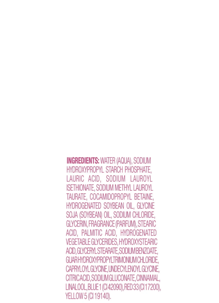 Dove Nourishing Body Wash Sugar Cookie Ingredients