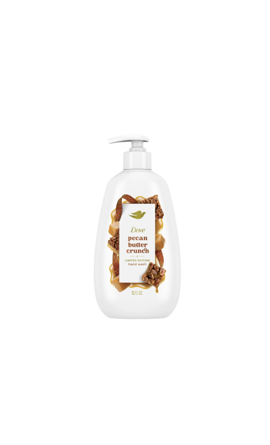 Dove Nourishing Liquid Hand Wash Pecan Butter Crunch Bottle Front View