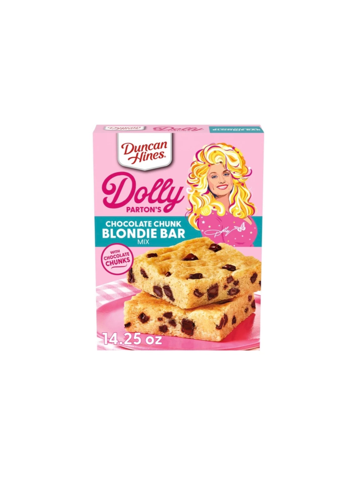 Duncan Hines & Dolly Parton’s Chocolate Chunk Blondie Bar Mix