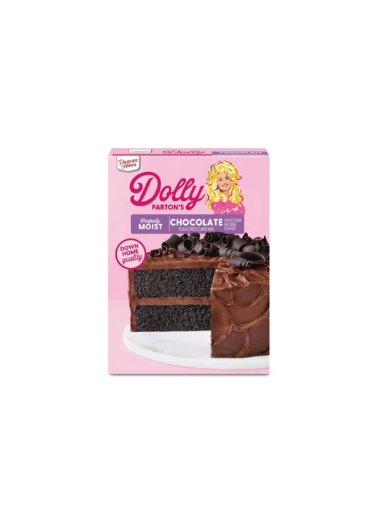 Duncan Hines Dolly Partons Perfectly Moist Cake Mix Chocolate Front View