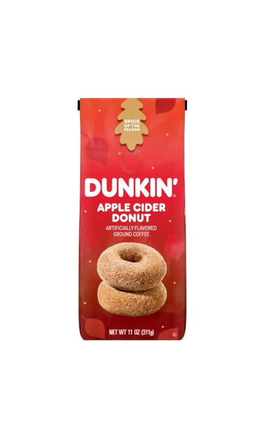 Dunkin Ground Coffee Apple Cider Donut