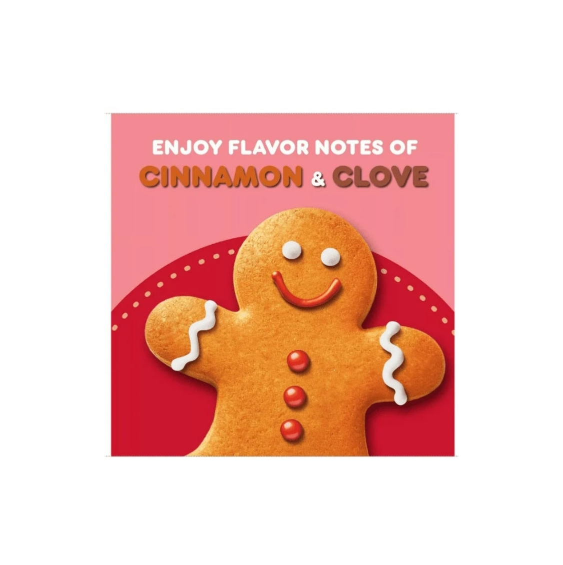 Dunkin' Ground Coffee Gingerbread Enjoy Flavor Notes Of Cinnamon And Clove