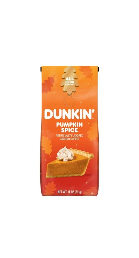 Dunkin Ground Coffee Pumpkin Spice