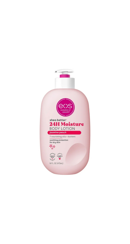 EOS 24 Hour Moisture Body Lotion Jasmine Peach