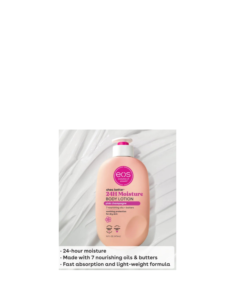 EOS 24 Hour Moisture Body Lotion Pink Champagne