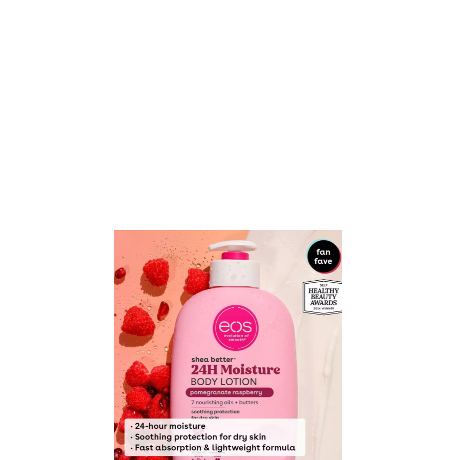 EOS 24 Hour Moisture Body Lotion Pomegranate Raspberry Fan Fav 