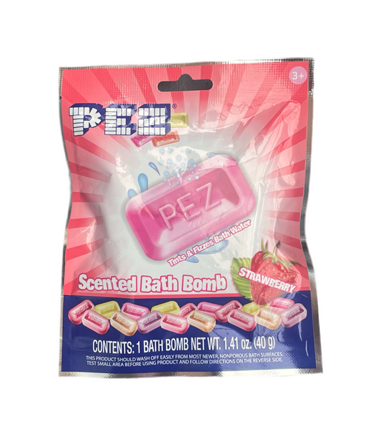 PEZ Scented Bath Bomb - STRAWBERRY