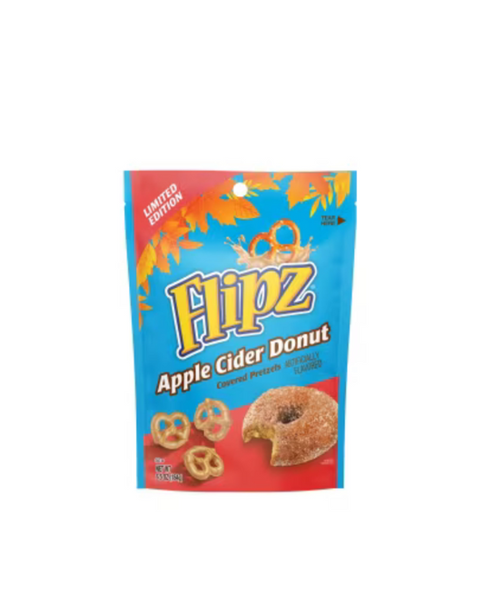 Flipz Flavored Covered Pretzels Apple Cider Donut