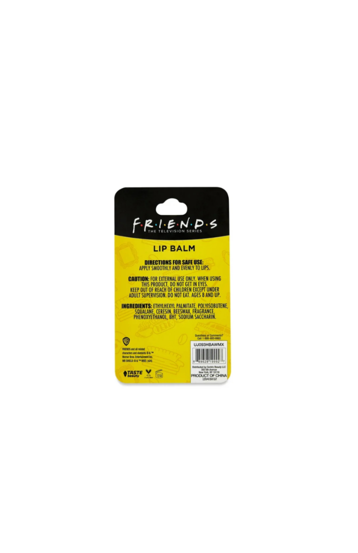 Friends Central Perk Lip Balm Strawberry Frappe Rear View