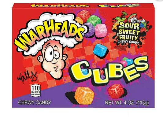 Warheads - CUBES - Movie Snack Box