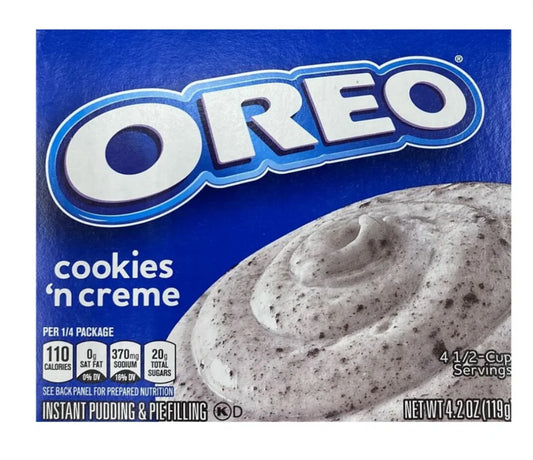 Oreo Instant Pudding & Pie Filling Mix - COOKIES ‘N CREME