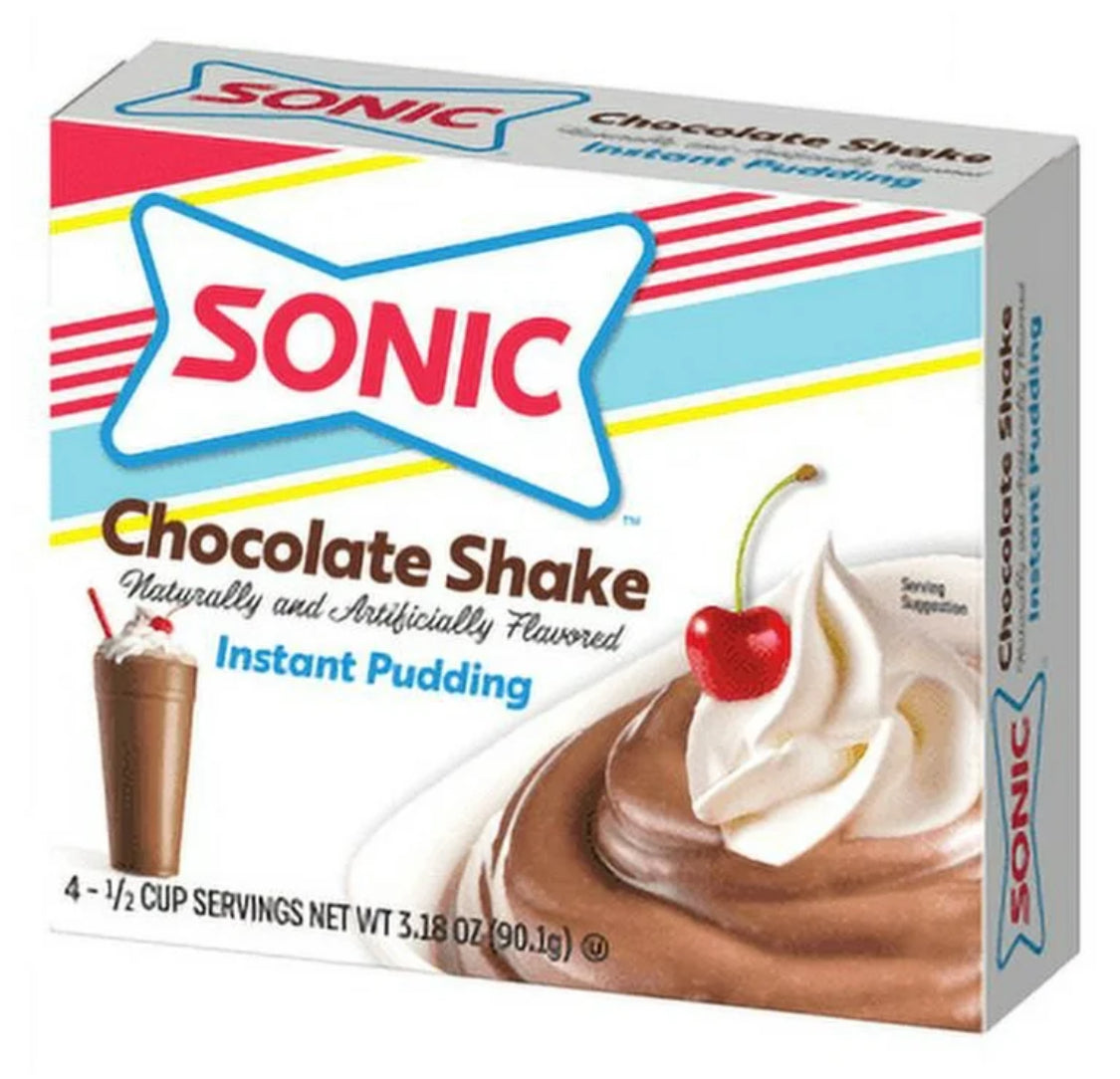 Sonic Instant Pudding Mix - CHOCOLATE SHAKE