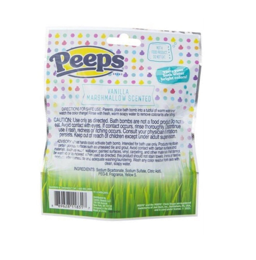 Peeps Chick Shaped Bath Bomb - VANILLA MARSHMALLOW