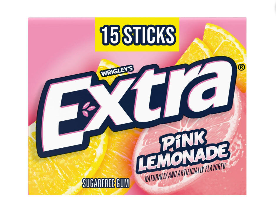 Wrigley’s Extra Sugarfree Chewing Gum - PINK LEMONADE