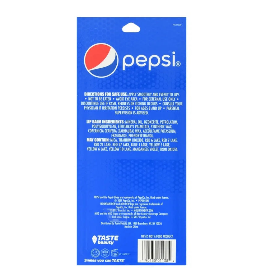 10 Piece Lip Balm Set - PEPSI