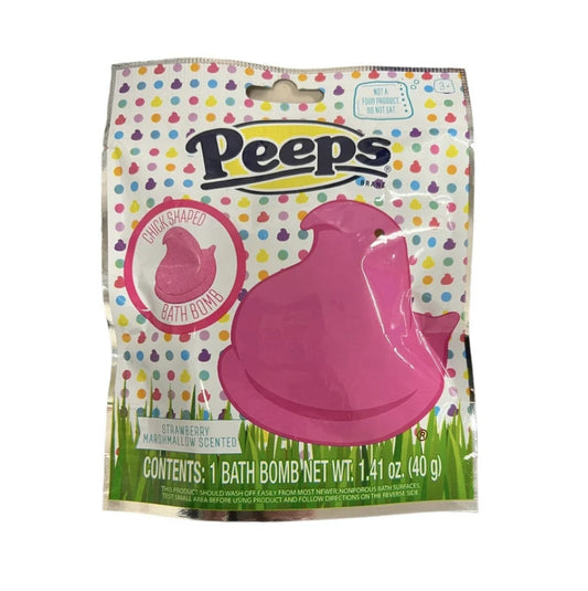 Peeps Chick Shaped Bath Bomb - STRAWBERRY MARSHMALLOW