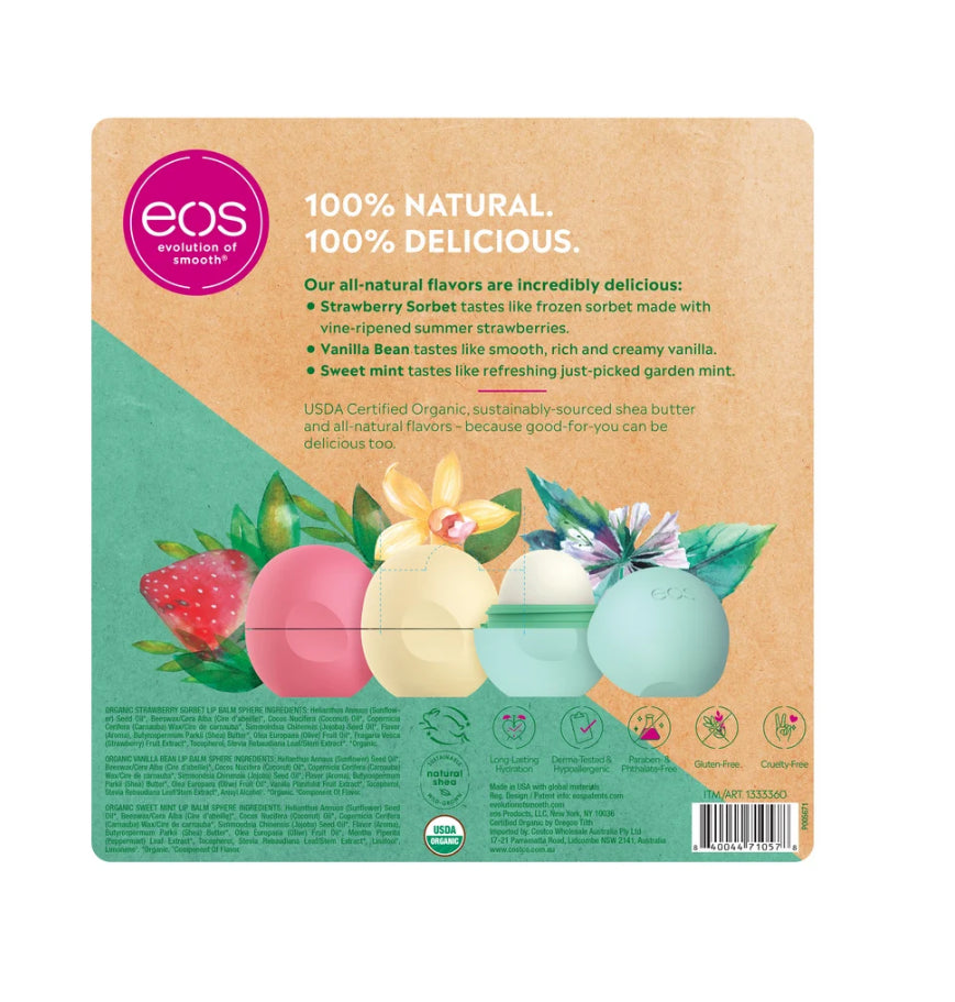 EOS 7 Piece Lip Balm Set