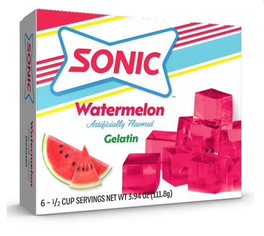 Sonic Gelatin Jelly Dessert - WATERMELON