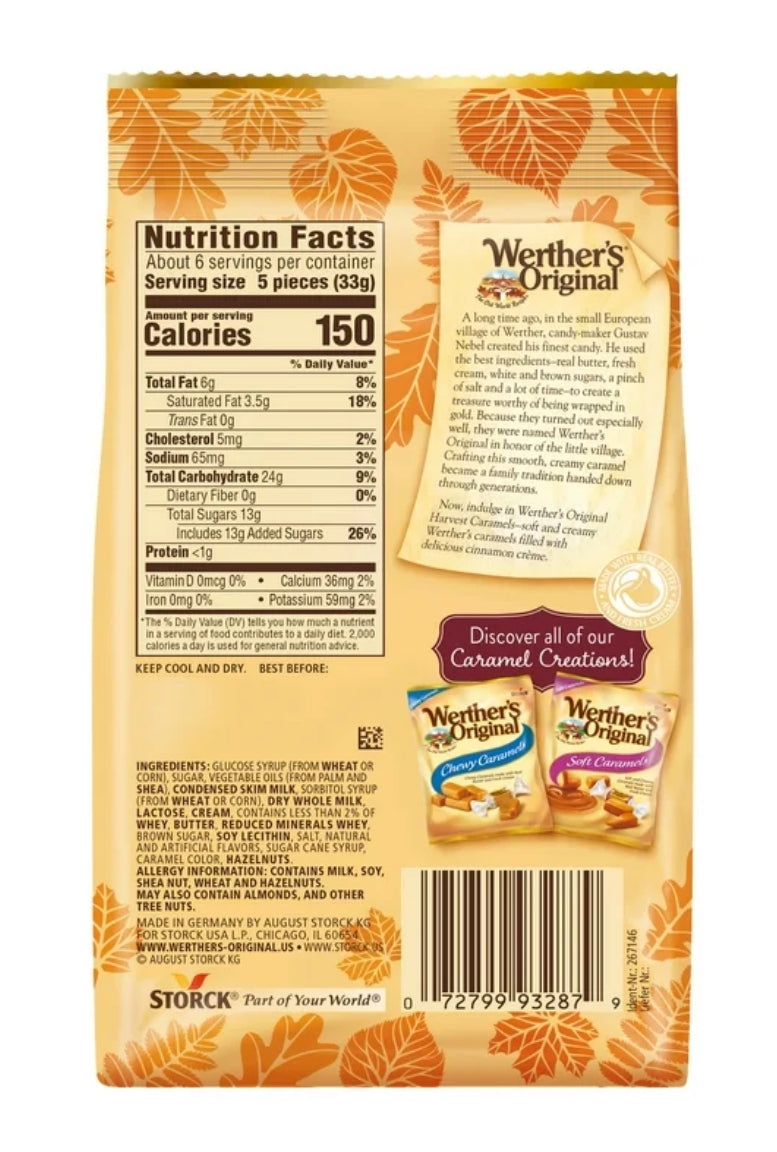 Werther’s Original Soft Caramels - CINNAMON CRÈME