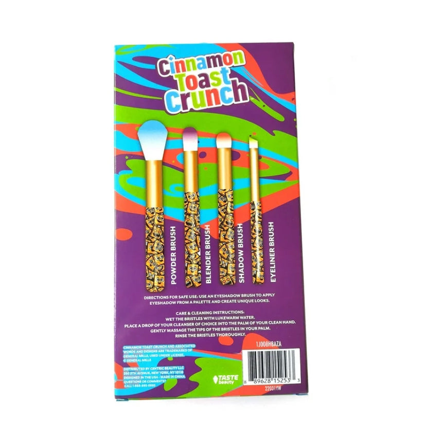 Cosmetic Brush Set - CINNAMON TOAST CRUNCH