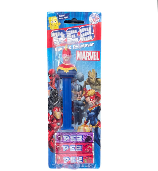 Pez Candy & Dispenser - MARVEL CAPTAIN MARVEL