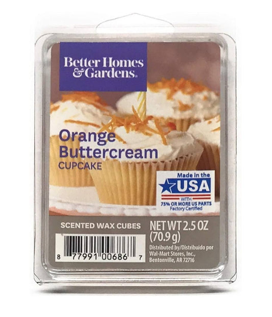 Better Homes & Gardens Wax Melts - ORANGE BUTTERCREAM CUPCAKE