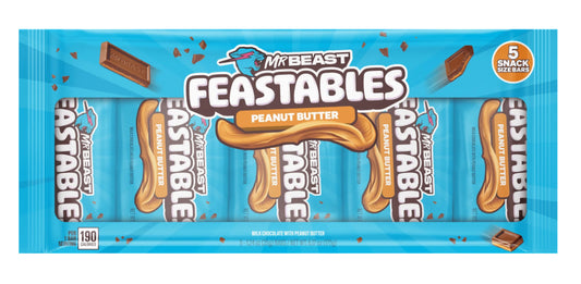 Mr Beast Feastables Multi Pack - PEANUT BUTTER