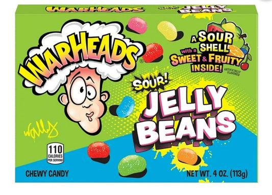 Warheads - SOUR JELLY BEANS - Movie Snack Box