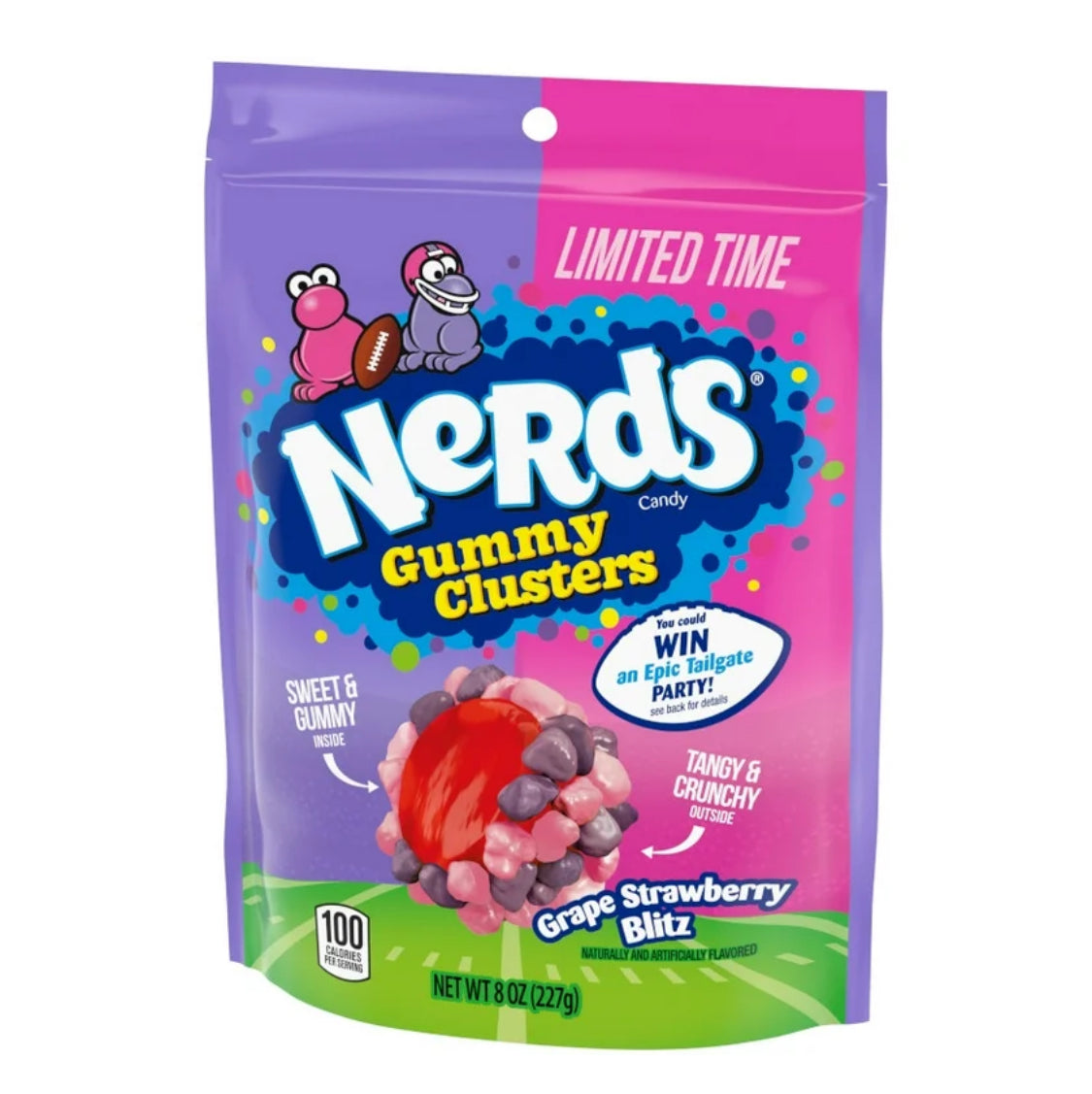 Nerds Gummy Clusters - GRAPE STRAWBERRY BLITZ