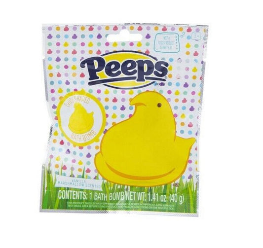 Peeps Chick Shaped Bath Bomb - VANILLA MARSHMALLOW