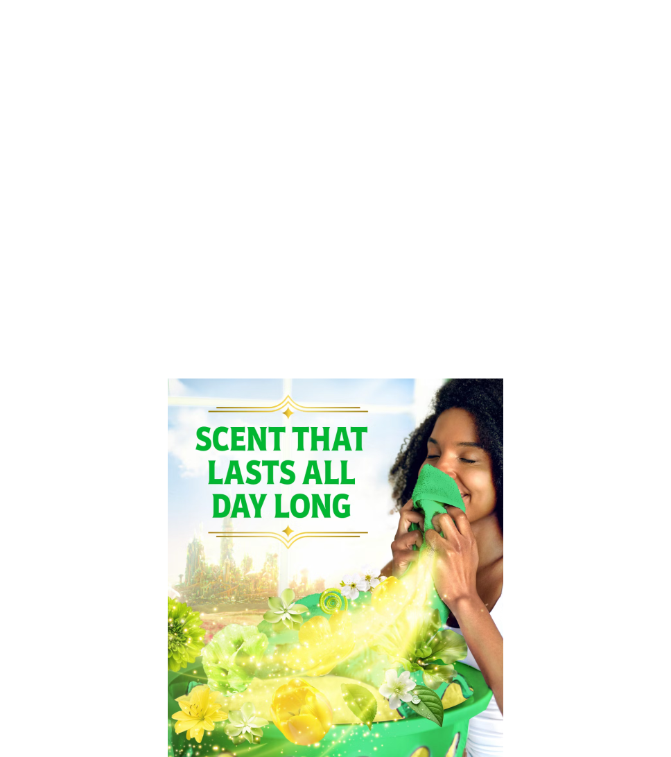 Gain In Wash Scent Booster Wicked For Good Emerald Charm & Yellow Brick Wonder Scent That Lasts All Day Long