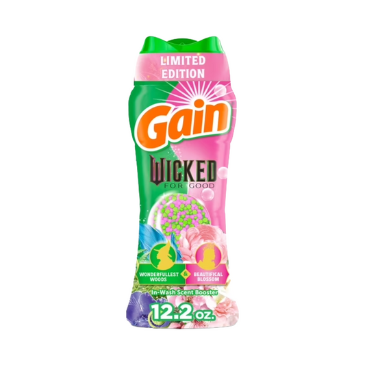 Gain In Wash Scent Booster Wicked For Good Wonderfullest Woods & Beautifical Blossom