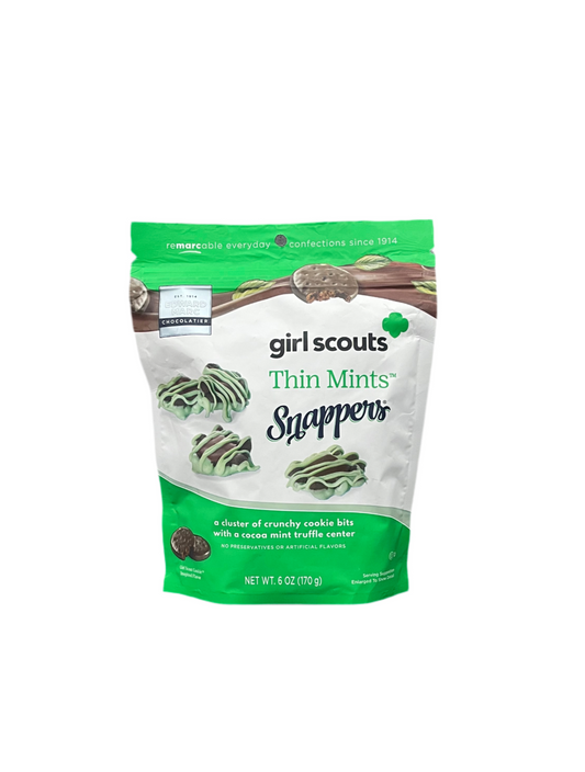 Girl Scouts Thin Mints Snappers Packet Front View