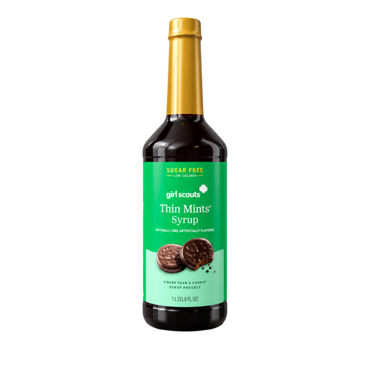 Girls Scouts Sugar Free Coffee Syrup Thin Mints