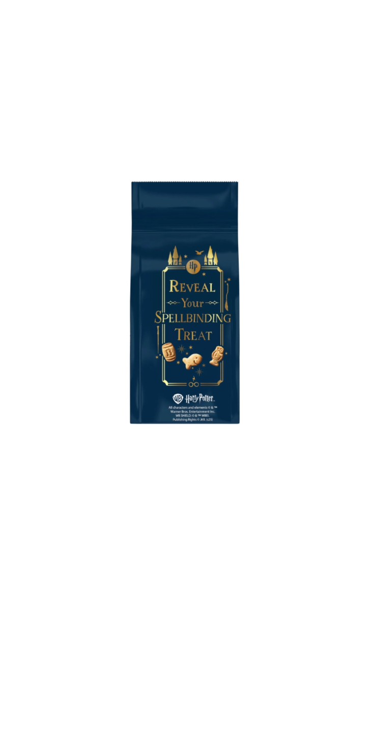 Goldfish Crackers Limited Edition Harry Potter Butterbeer Bag Rear View