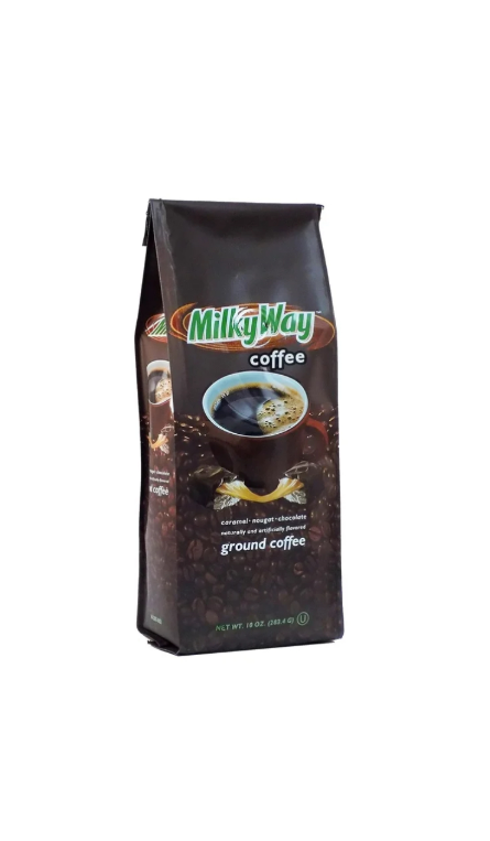 Ground Coffee Milky Way Packet Front View