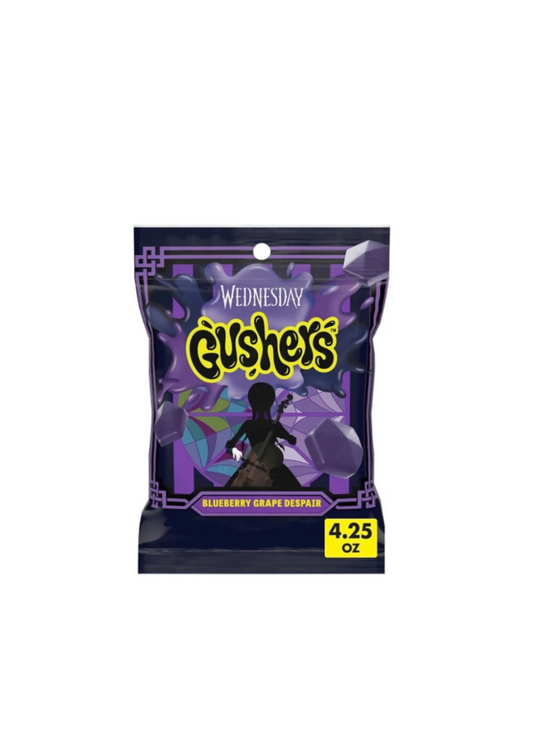 Gushers Wednesday Addams Raspberry Grape Despair