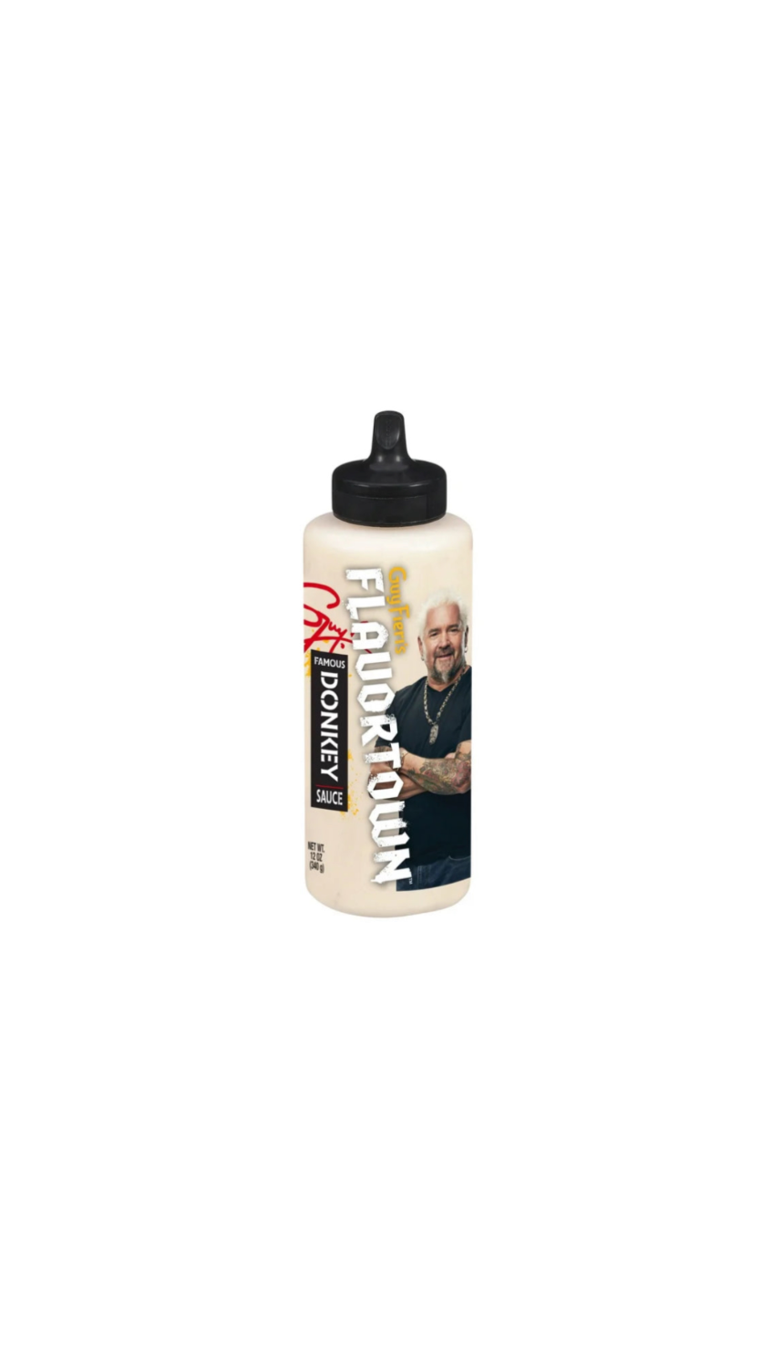 Guy Fieri's Flavortown Sauce Famous Donkey Sauce Bottle Front View