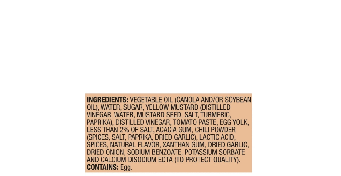 Guy Fieri's Flavortown Sauce Top Secret Sauce Ingredients