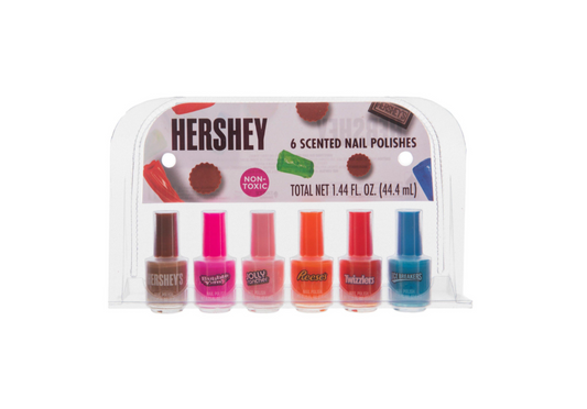 Hershey Brands 6 Scented Nail Polish Set