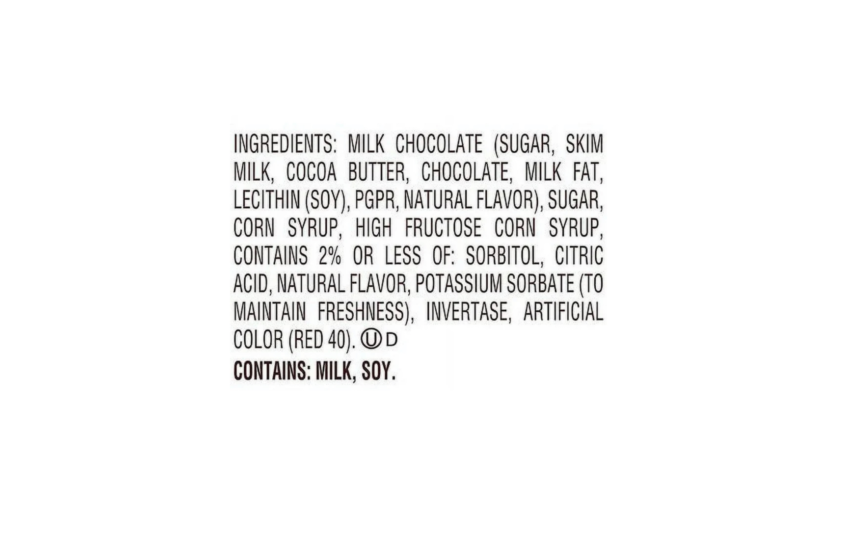 Hershey’s Kisses Chocolate Dipped Strawberry Ingredients